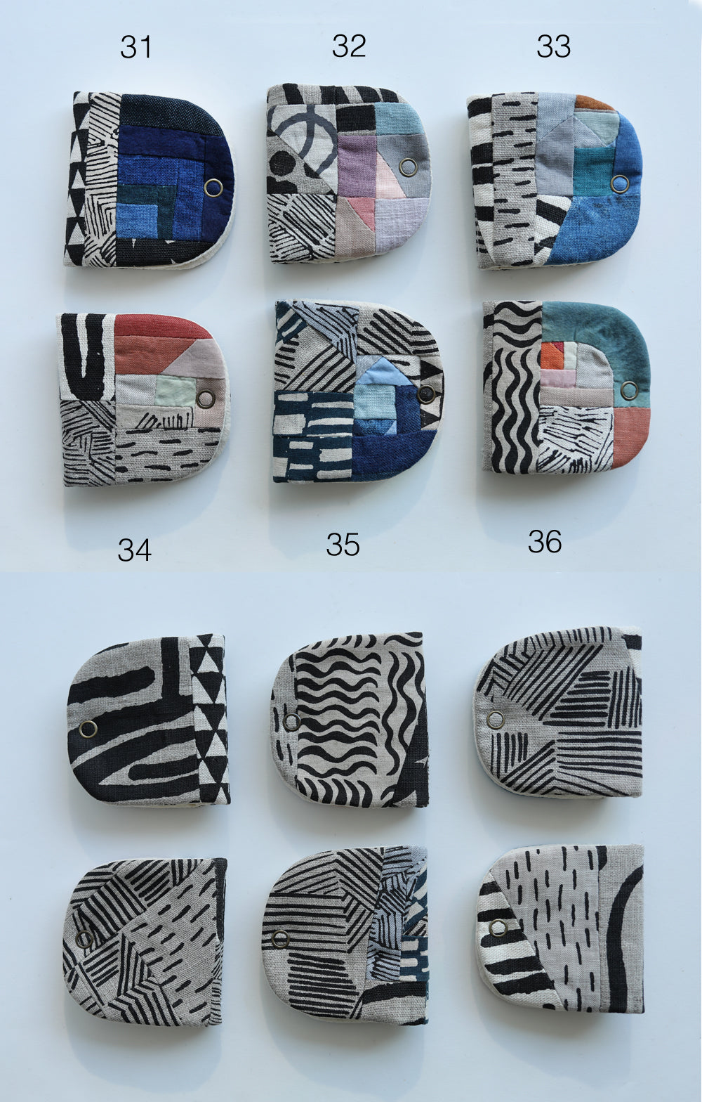 CURVE patchwork needle book
