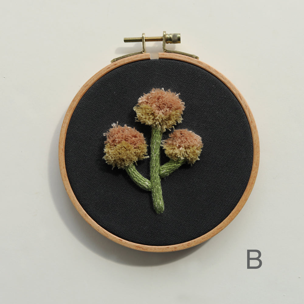 EMBROIDERY floral hoop