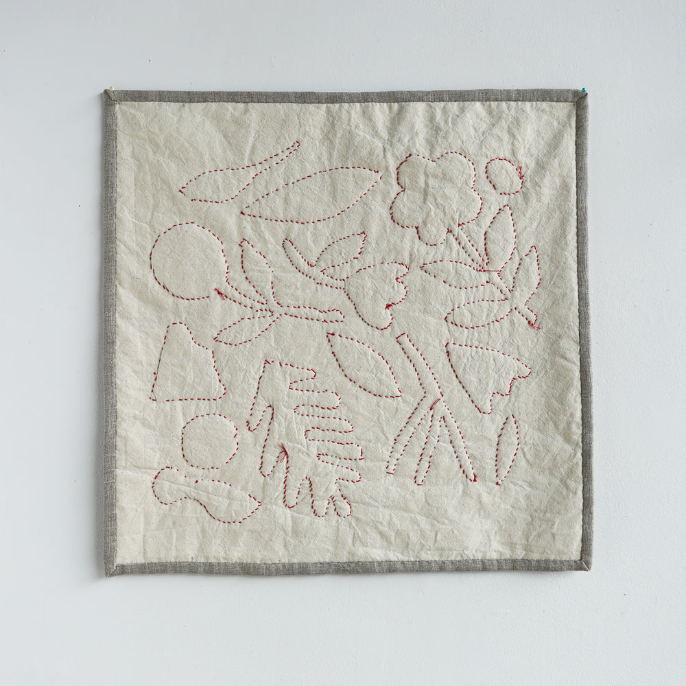 WALL ART - floral applique