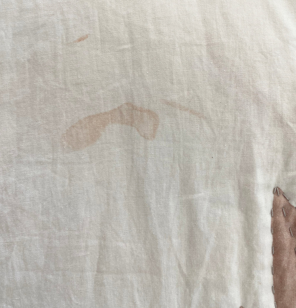 WHOLE CLOTH THROW QUILT - flora