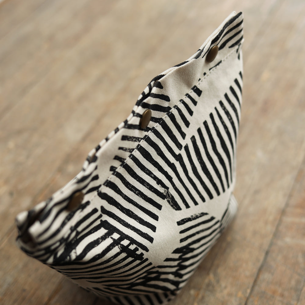 SNAP PROJECT BAG - stripes