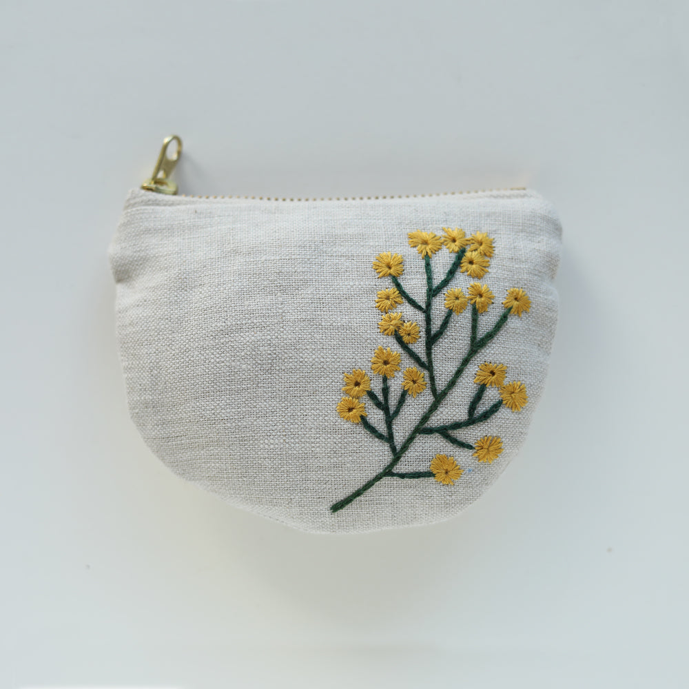 EMBROIDERED POCKET POUCH