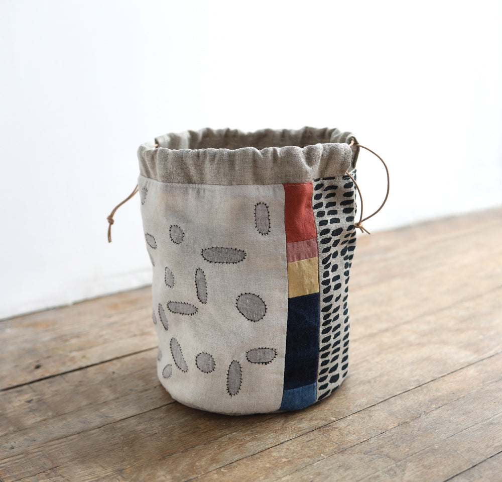BUCKET patchwork bag