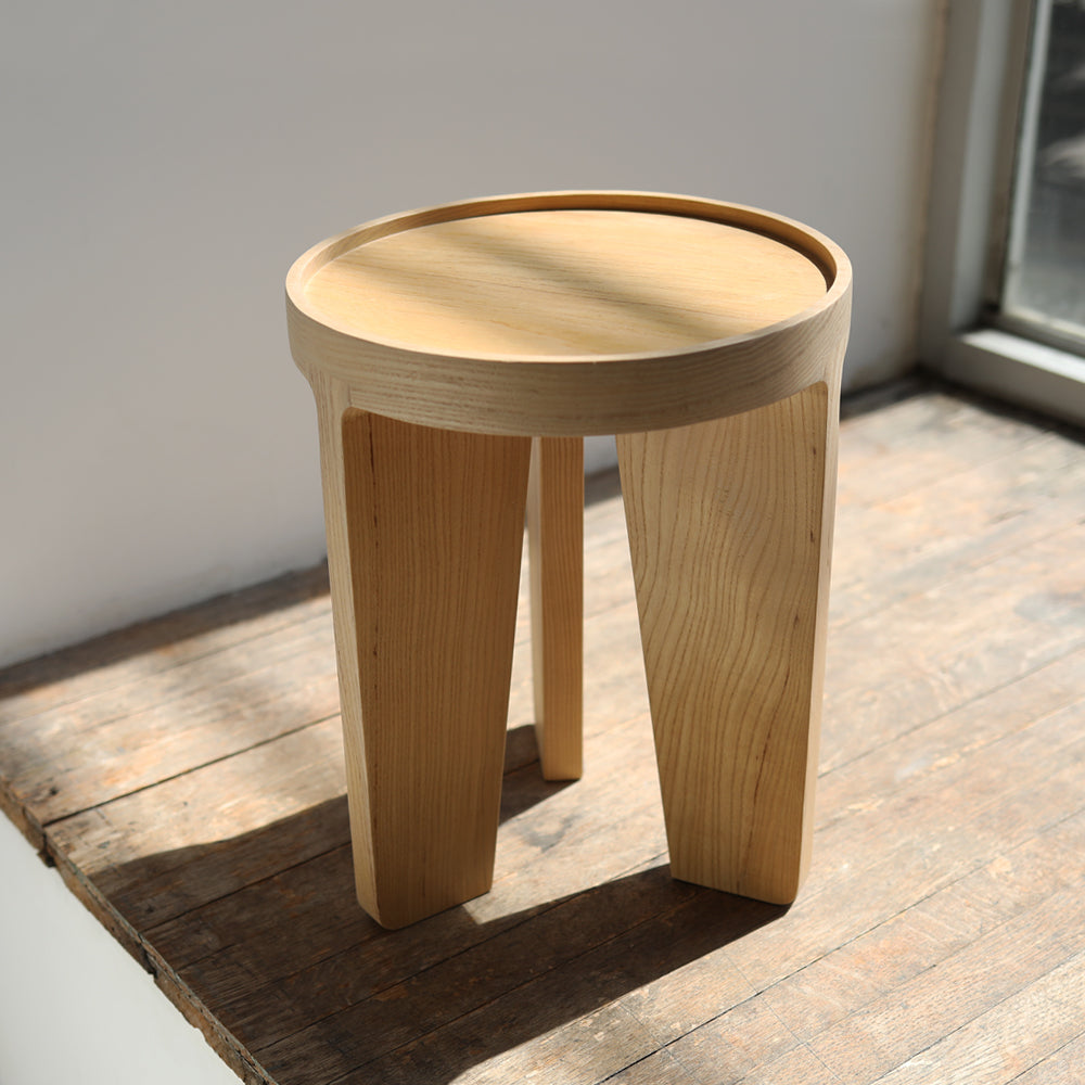 WOOD STOOL - GRID