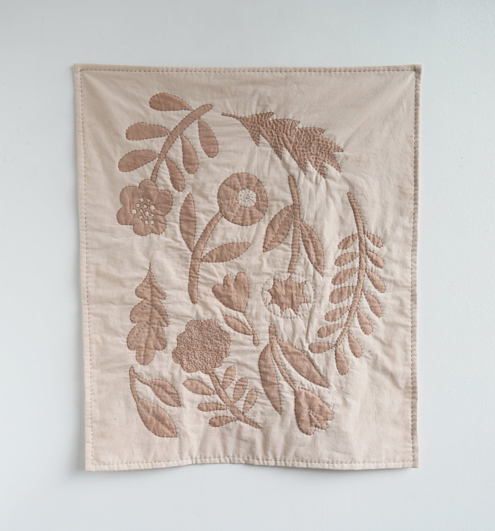 WHOLE CLOTH QUILT - flora