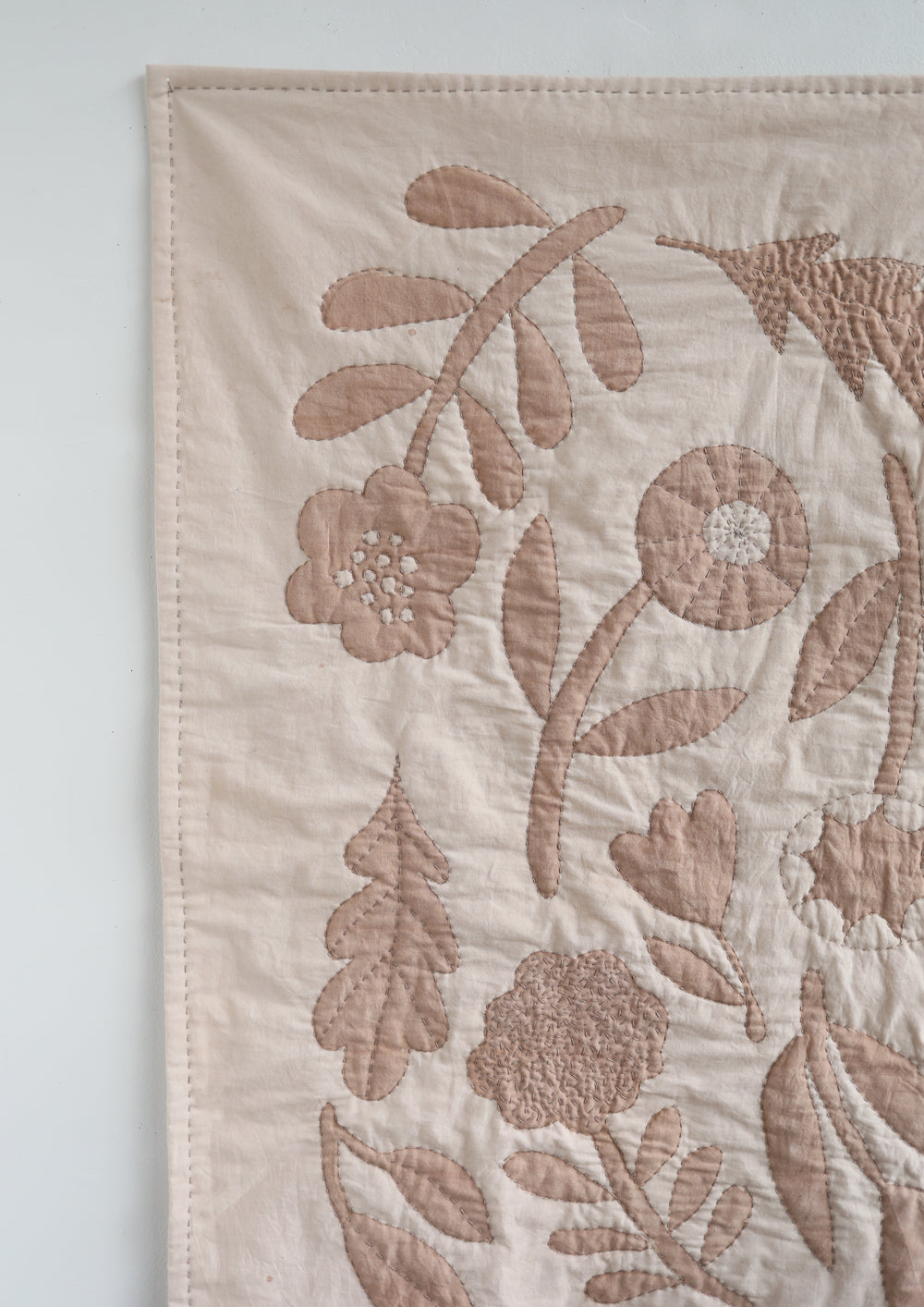 WHOLE CLOTH QUILT - flora