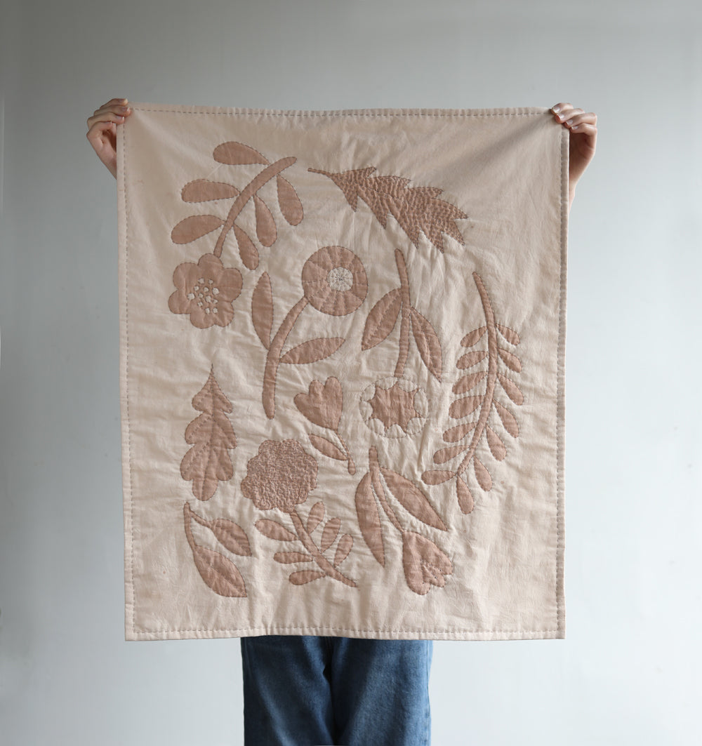 WHOLE CLOTH QUILT - flora