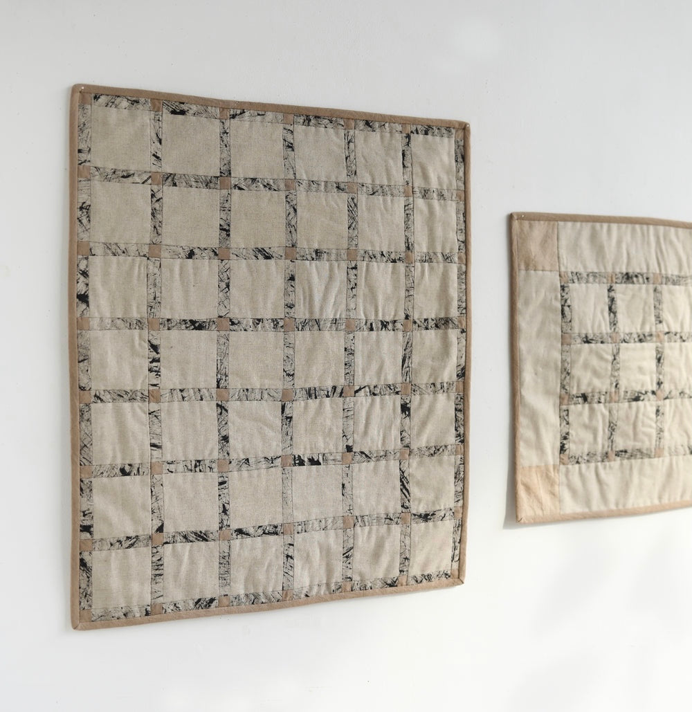grid mini quilt printed no. 1