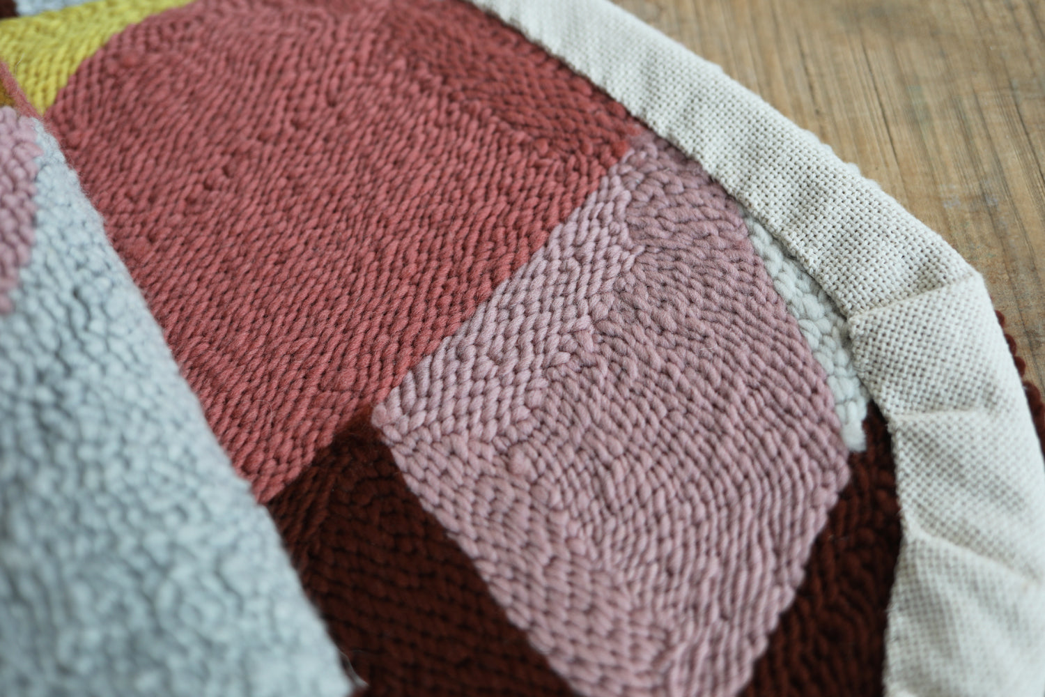 SHAPES punch needle rug