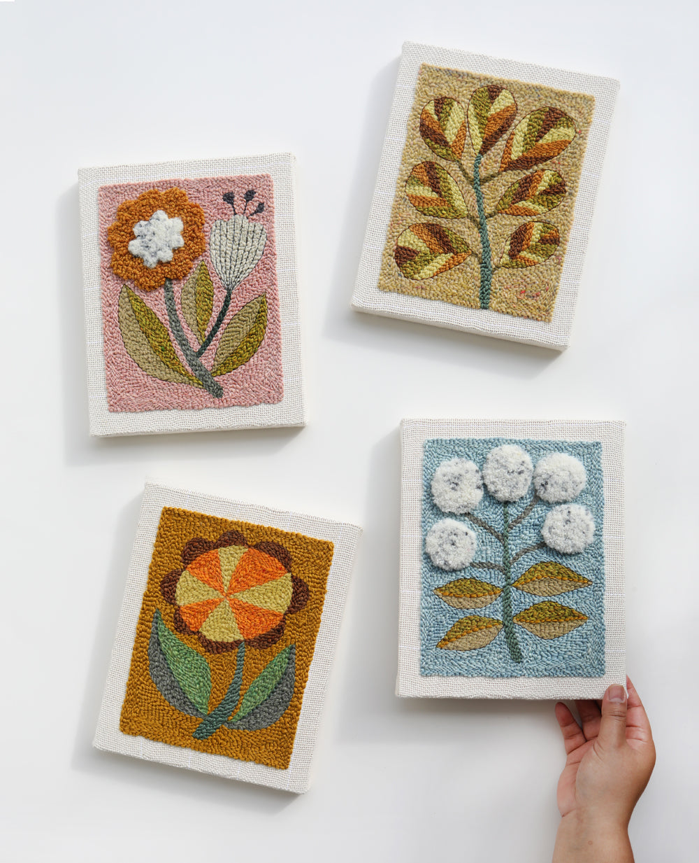 small flora punch needle