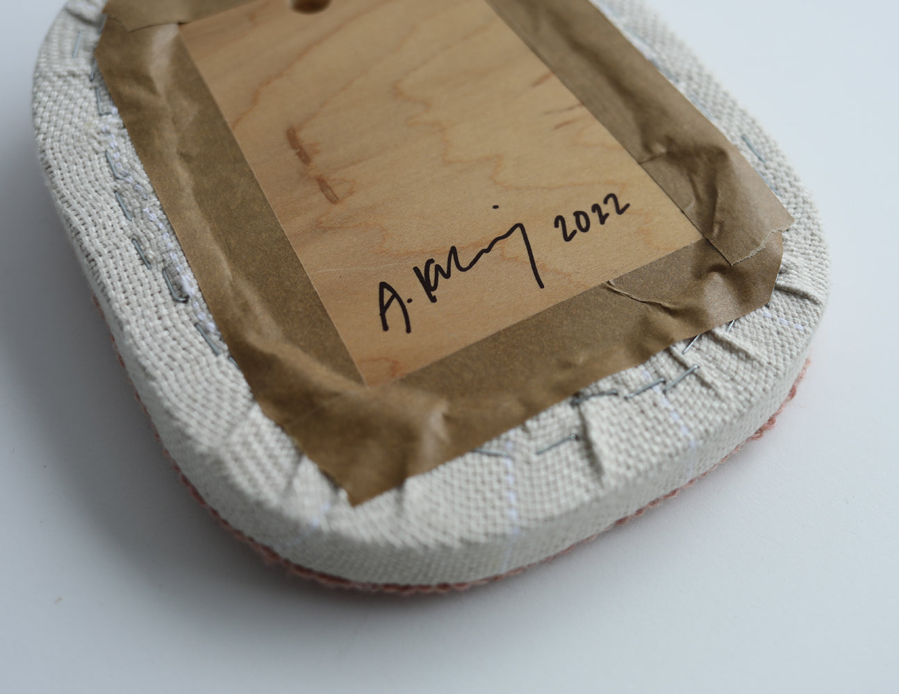 double puff flower shape - PUNCH NEEDLE