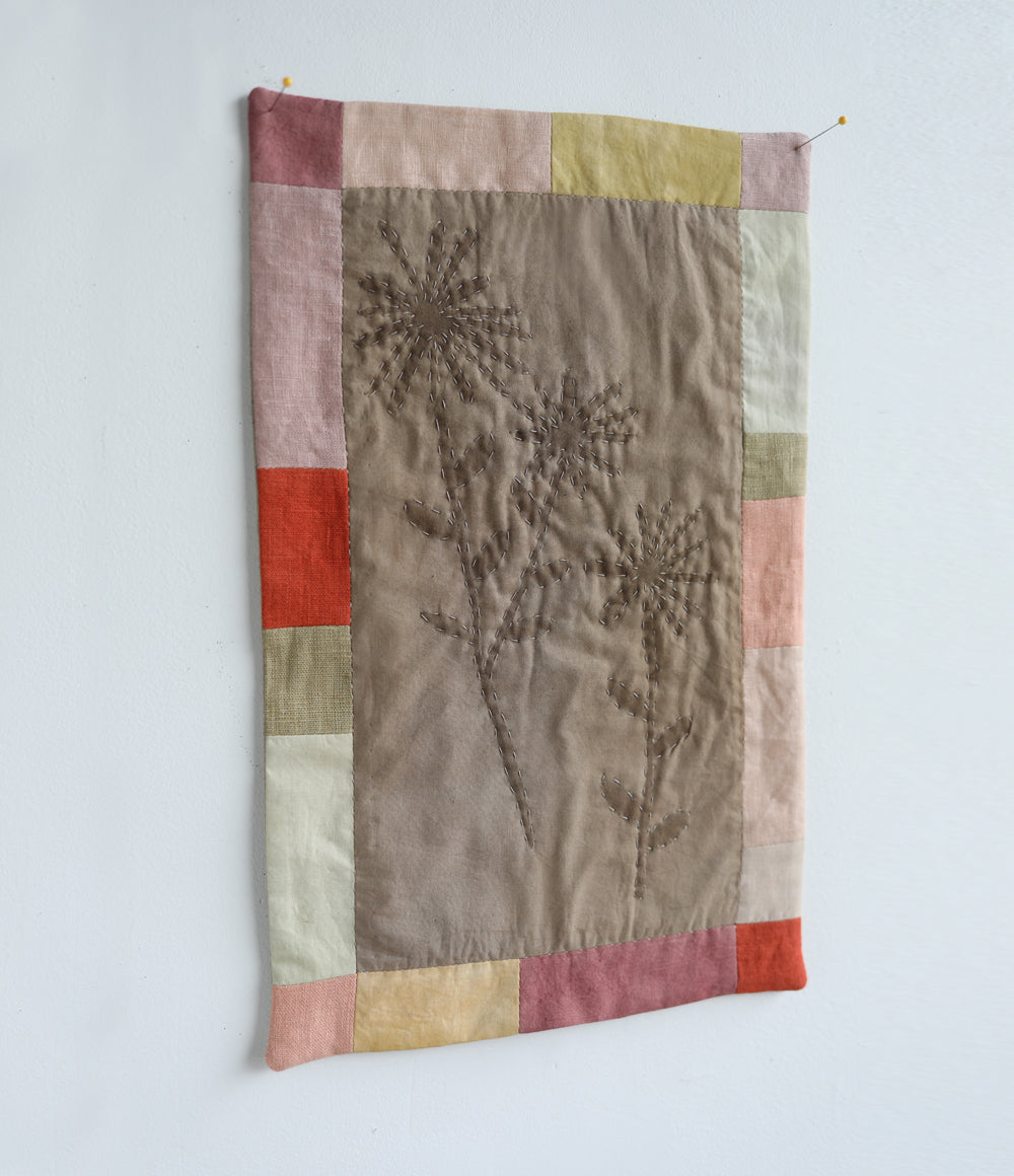 MINI WALL QUILT flowers