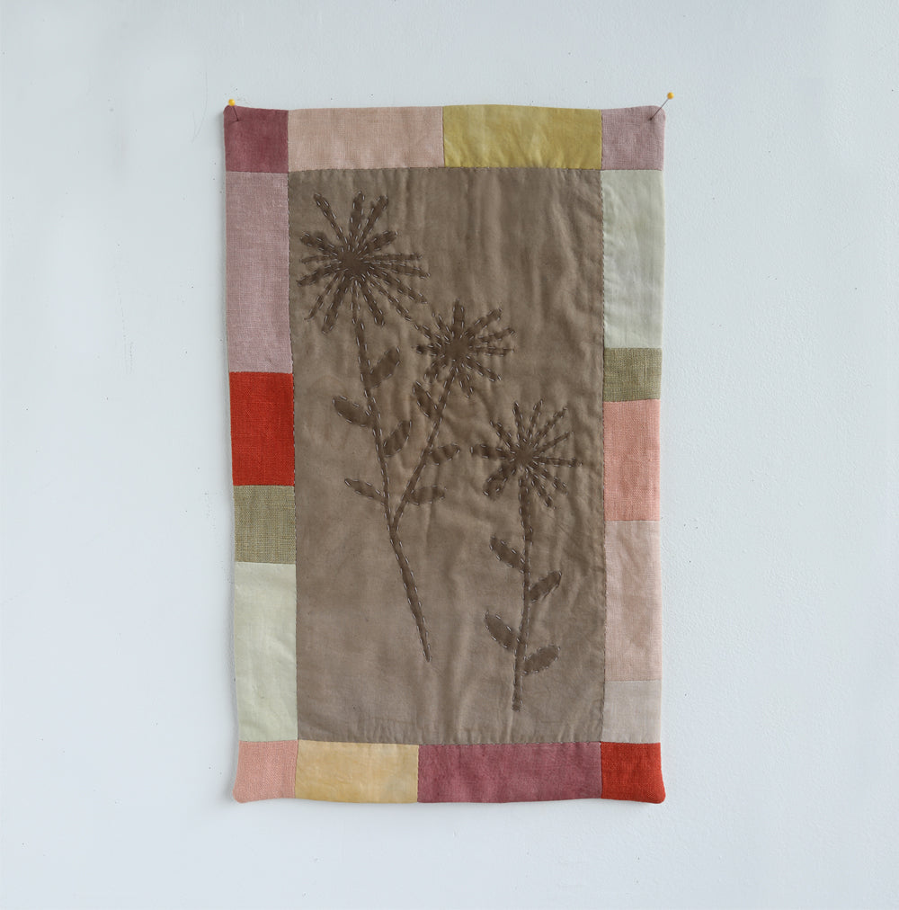 MINI WALL QUILT flowers