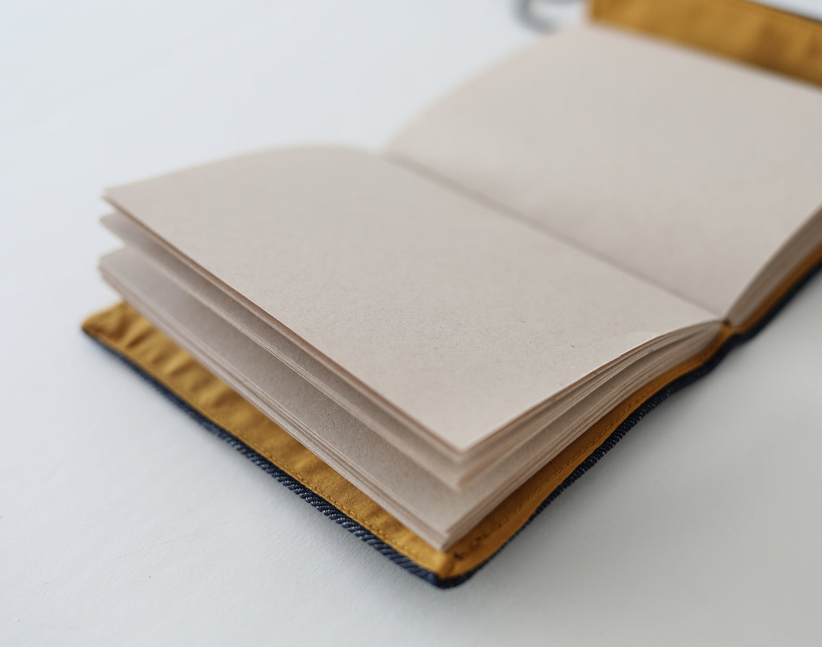 Embroidered fabric book