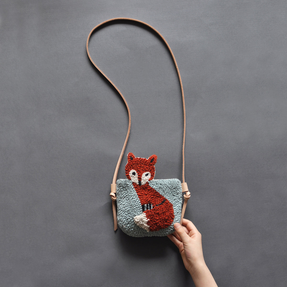 Kids punch needle bags