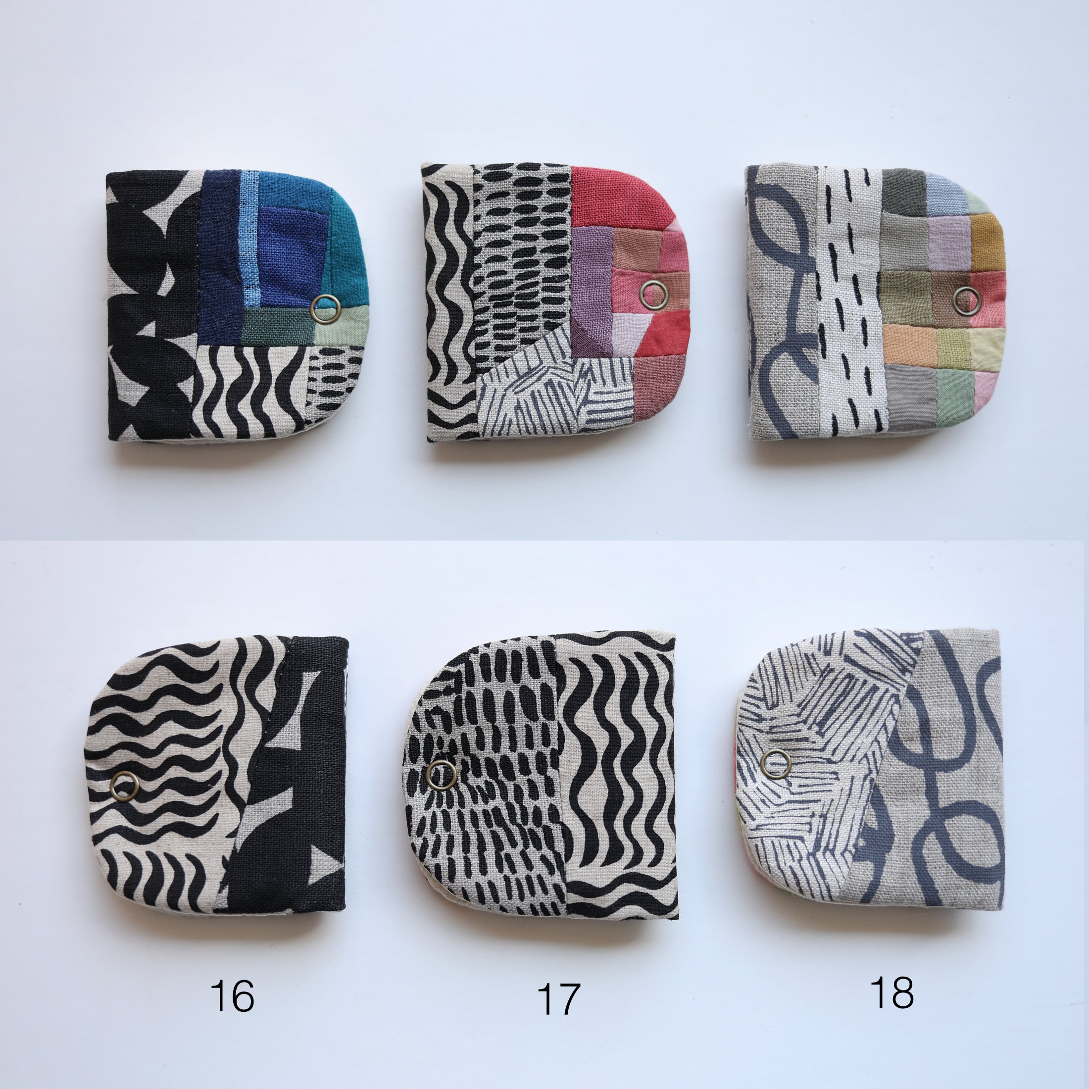 CURVE patchwork needle book