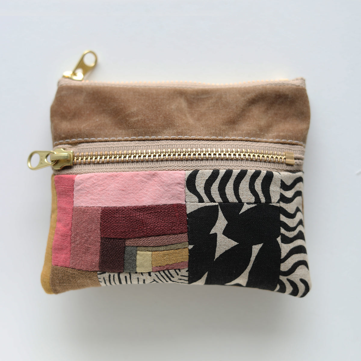 DOUBLE zip pouch no.1140