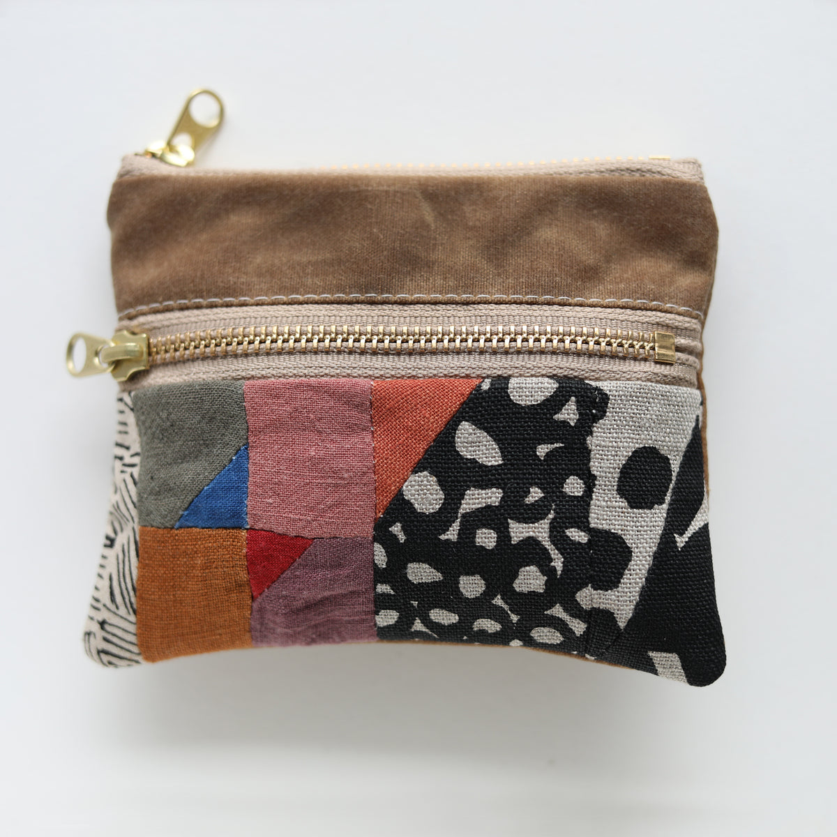 DOUBLE zip pouch no.1144