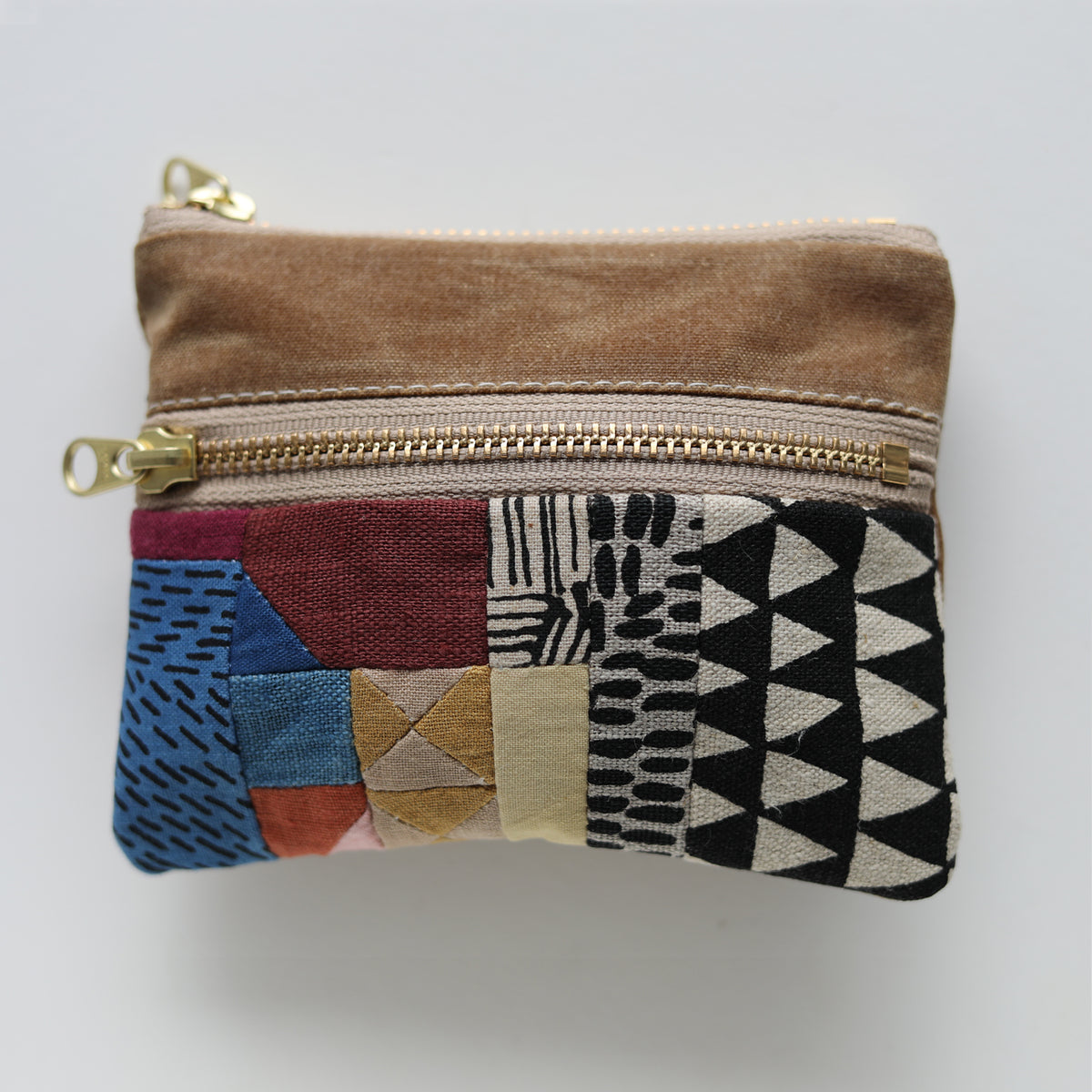 DOUBLE zip pouch no.1149