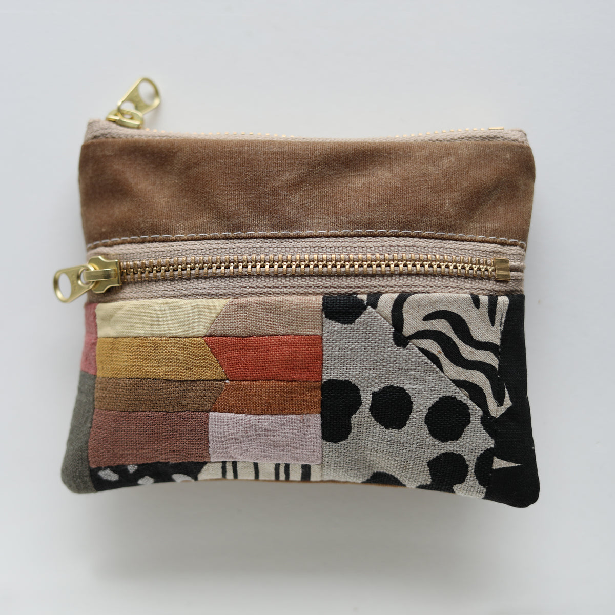 DOUBLE zip pouch no.1151
