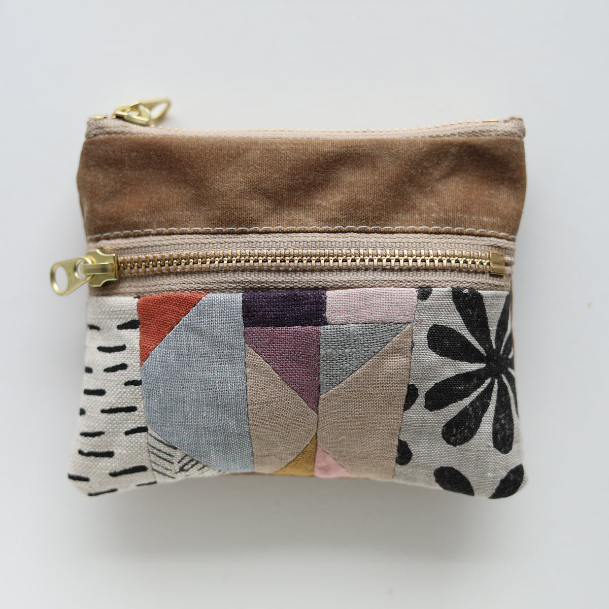 DOUBLE zip pouch no.1153