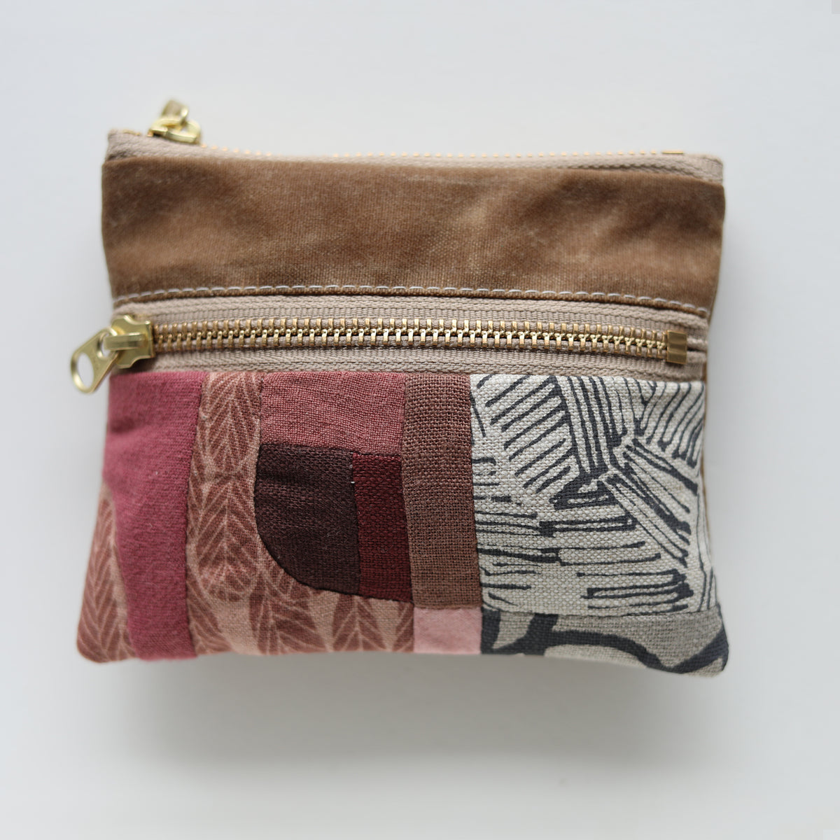 DOUBLE zip pouch no.1157
