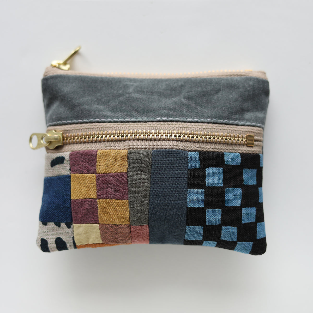 DOUBLE zip pouch no.1160