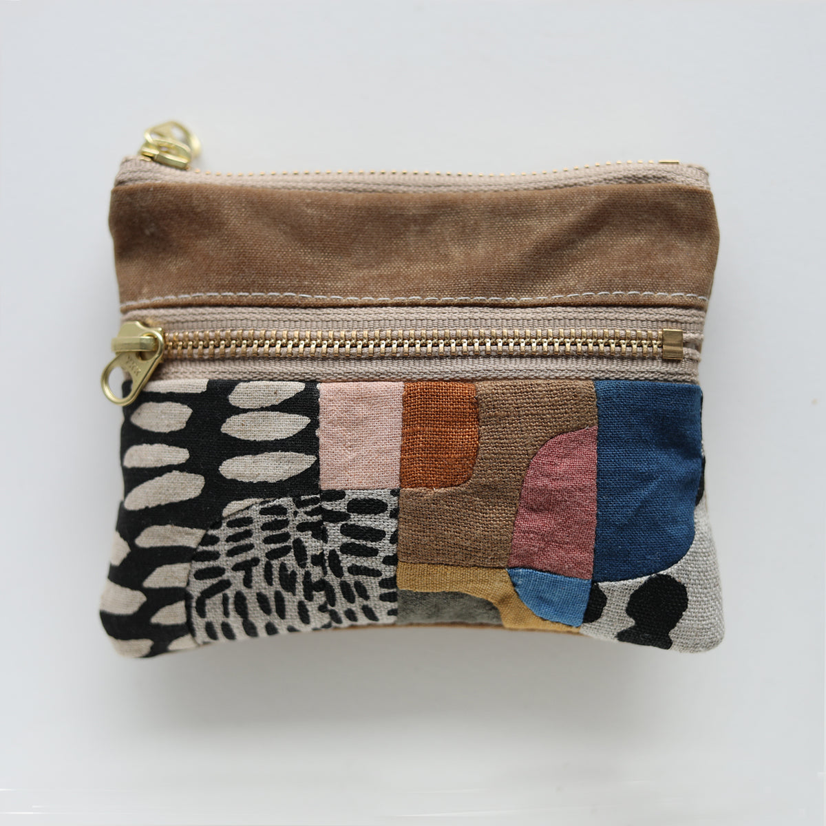 DOUBLE zip pouch no.1161