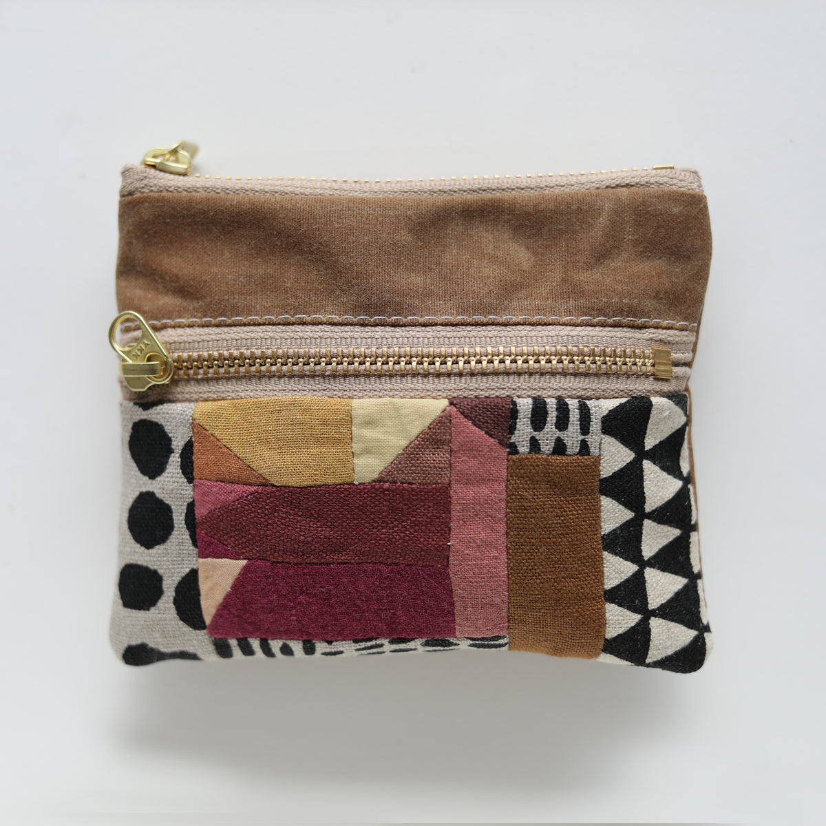 DOUBLE zip pouch no.1165