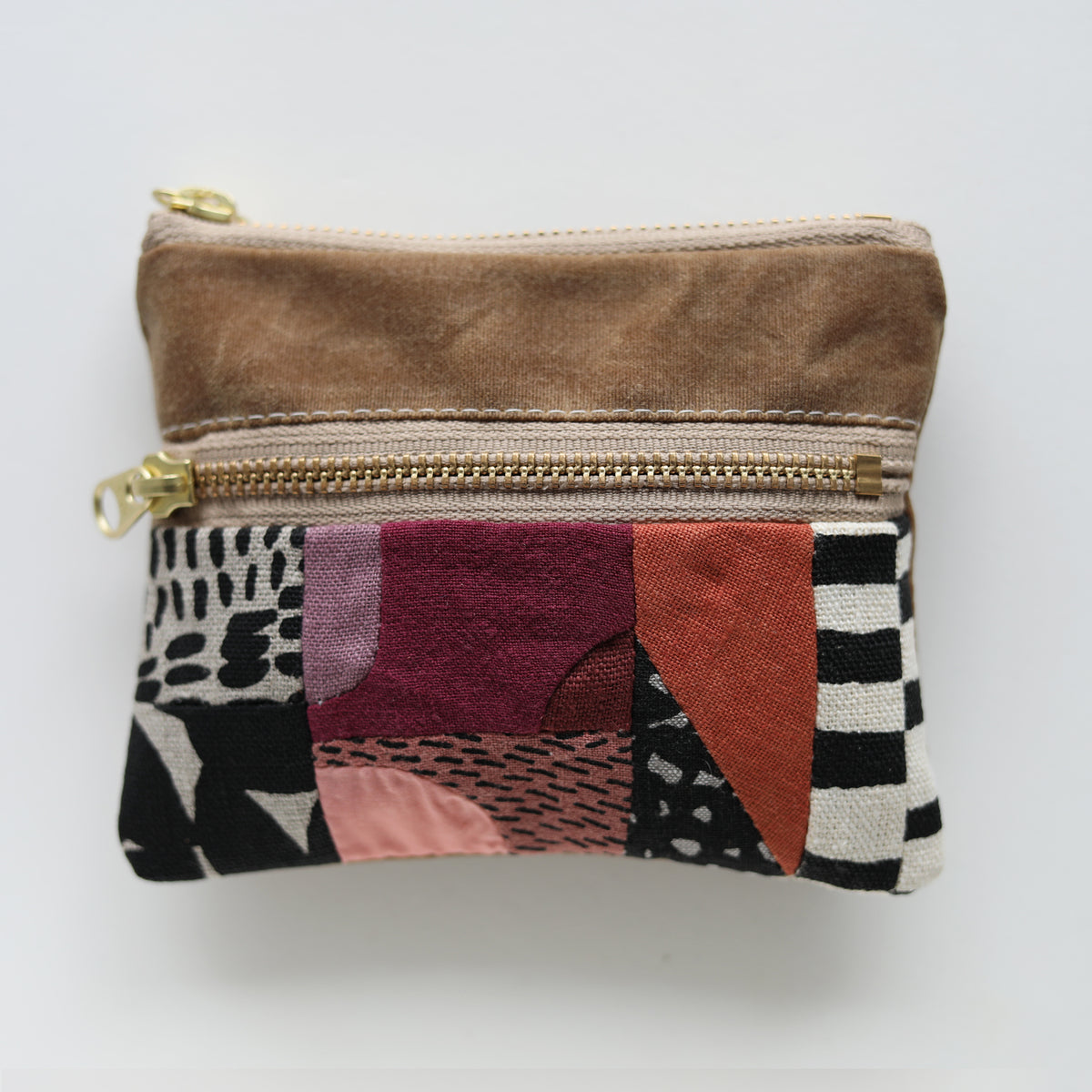 DOUBLE zip pouch no.1167