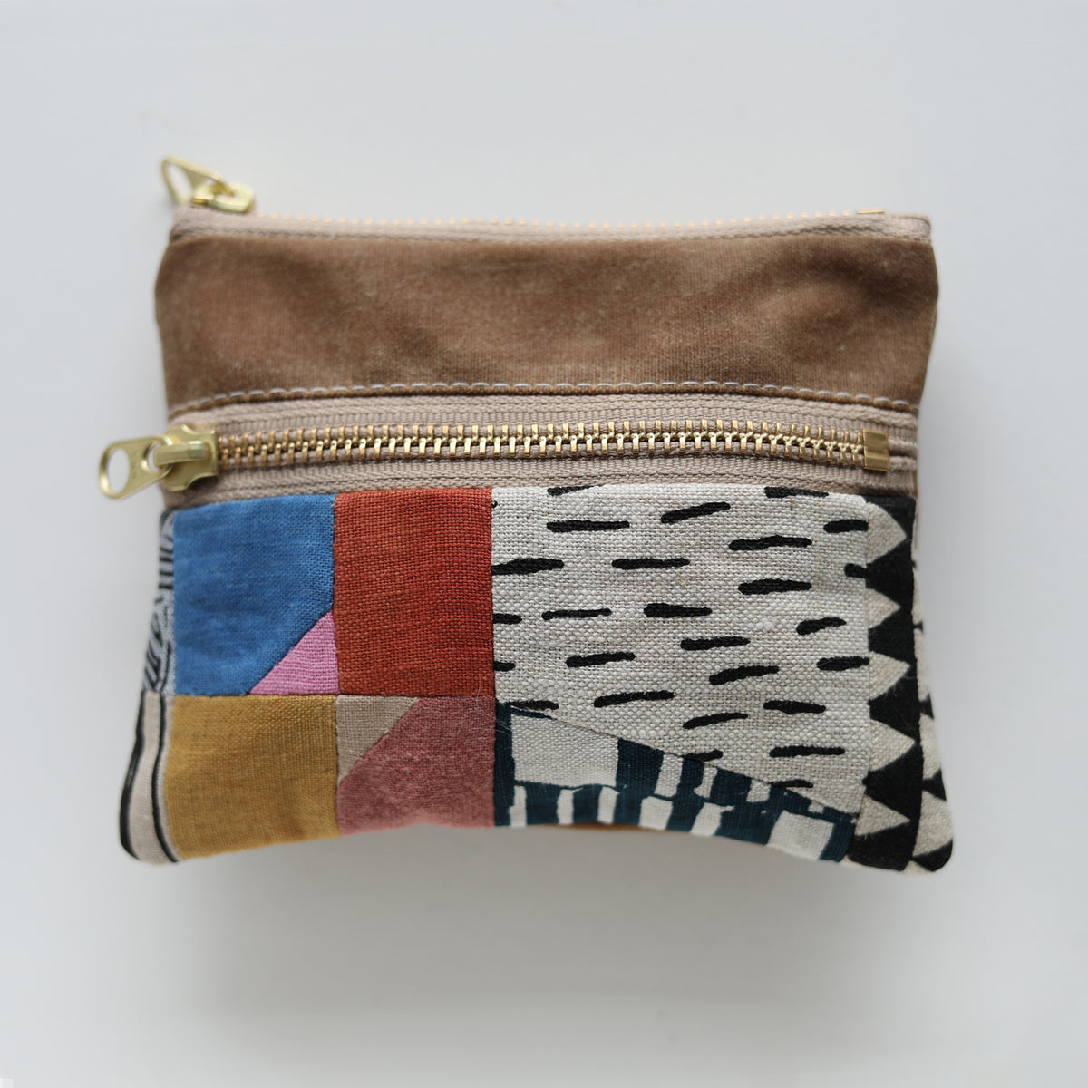 DOUBLE zip pouch no.1169