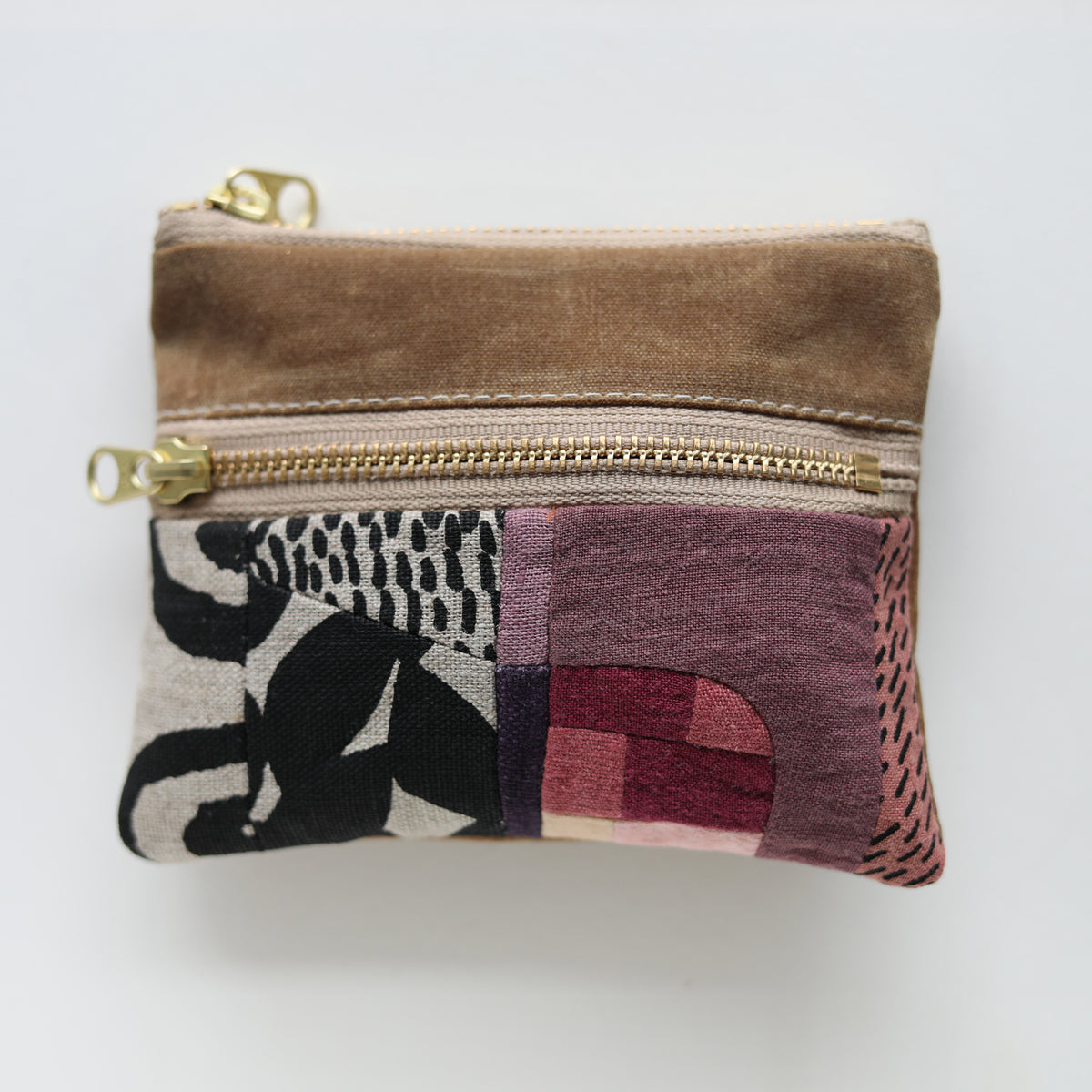 DOUBLE zip pouch no.1171