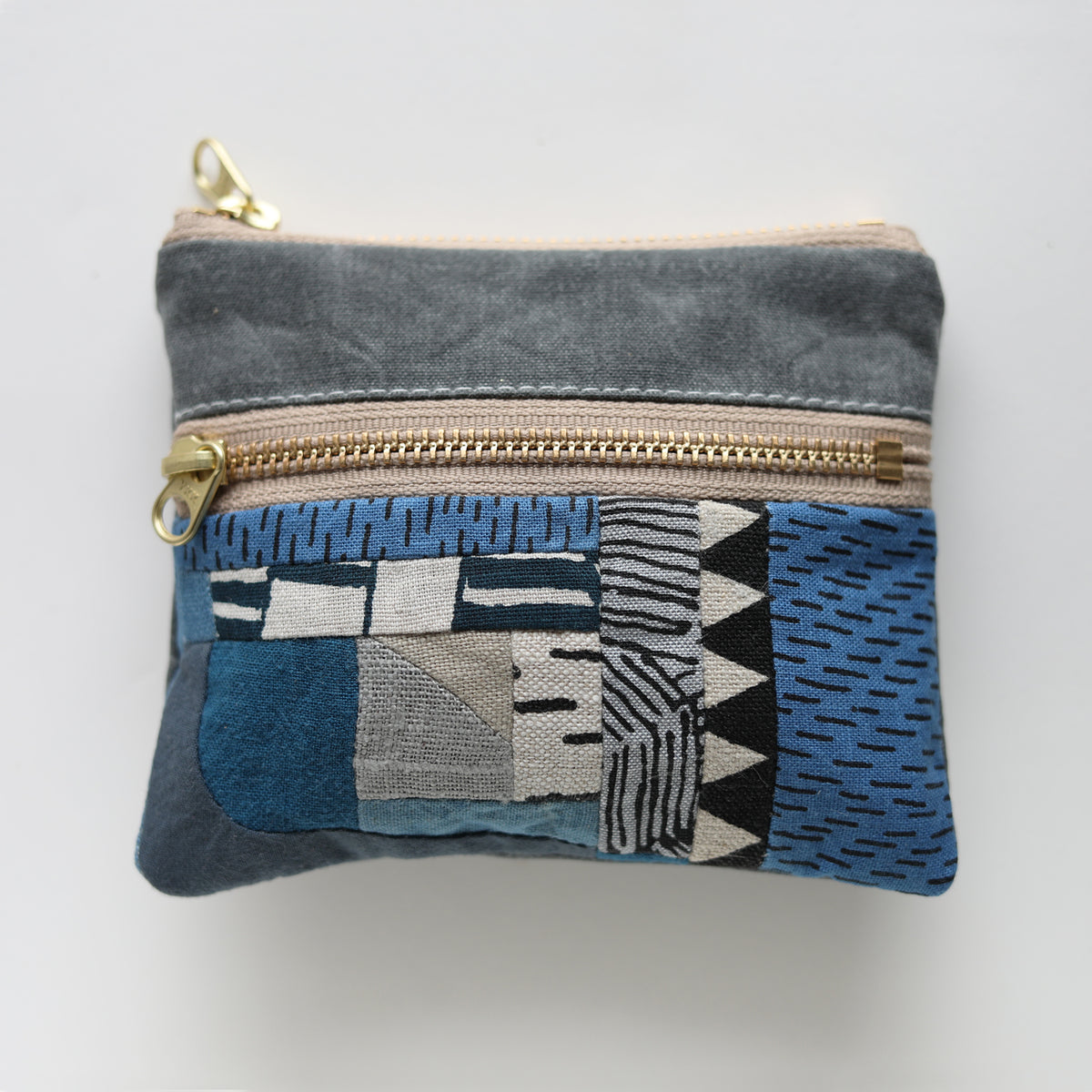 DOUBLE zip pouch no.1176
