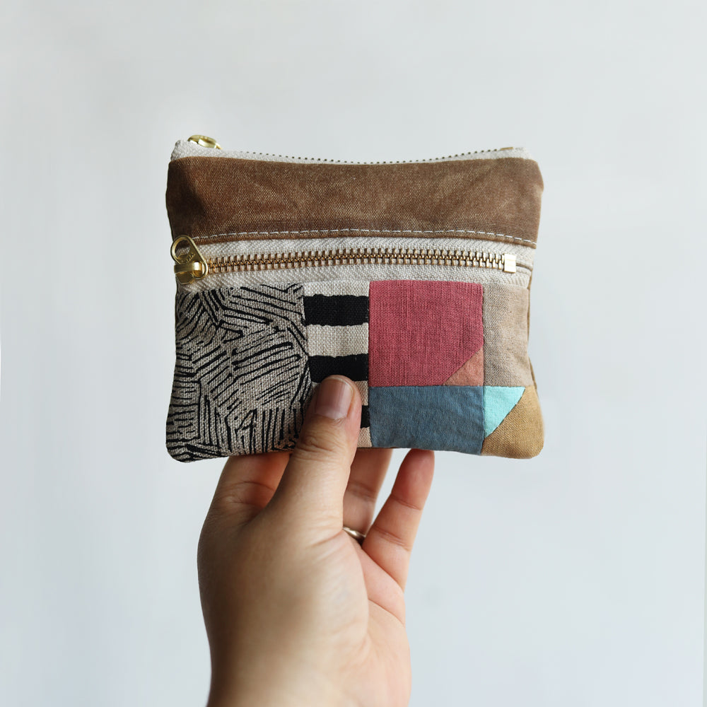 DOUBLE zip pouch no.1174