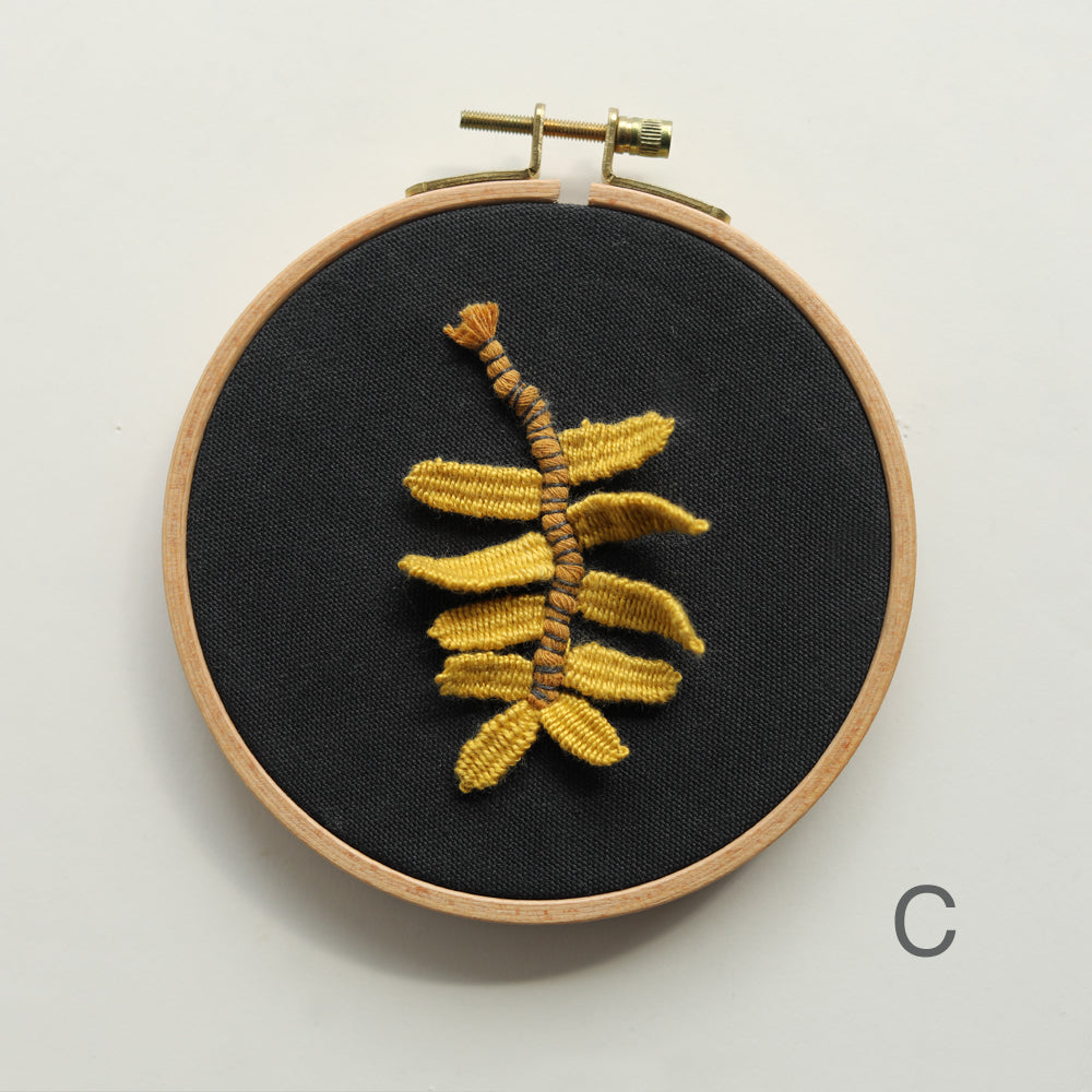 EMBROIDERY floral hoop