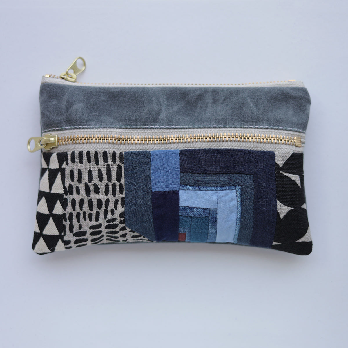 LG DOUBLE zip pouch no.73