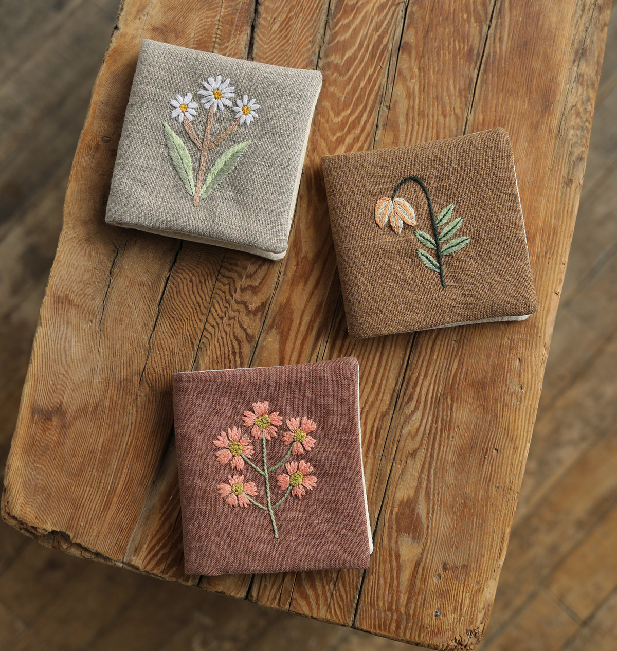 BOTANICAL EMBROIDERY - needle book