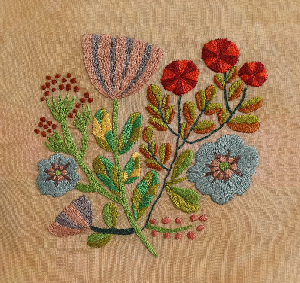 EMBROIDERY floral three