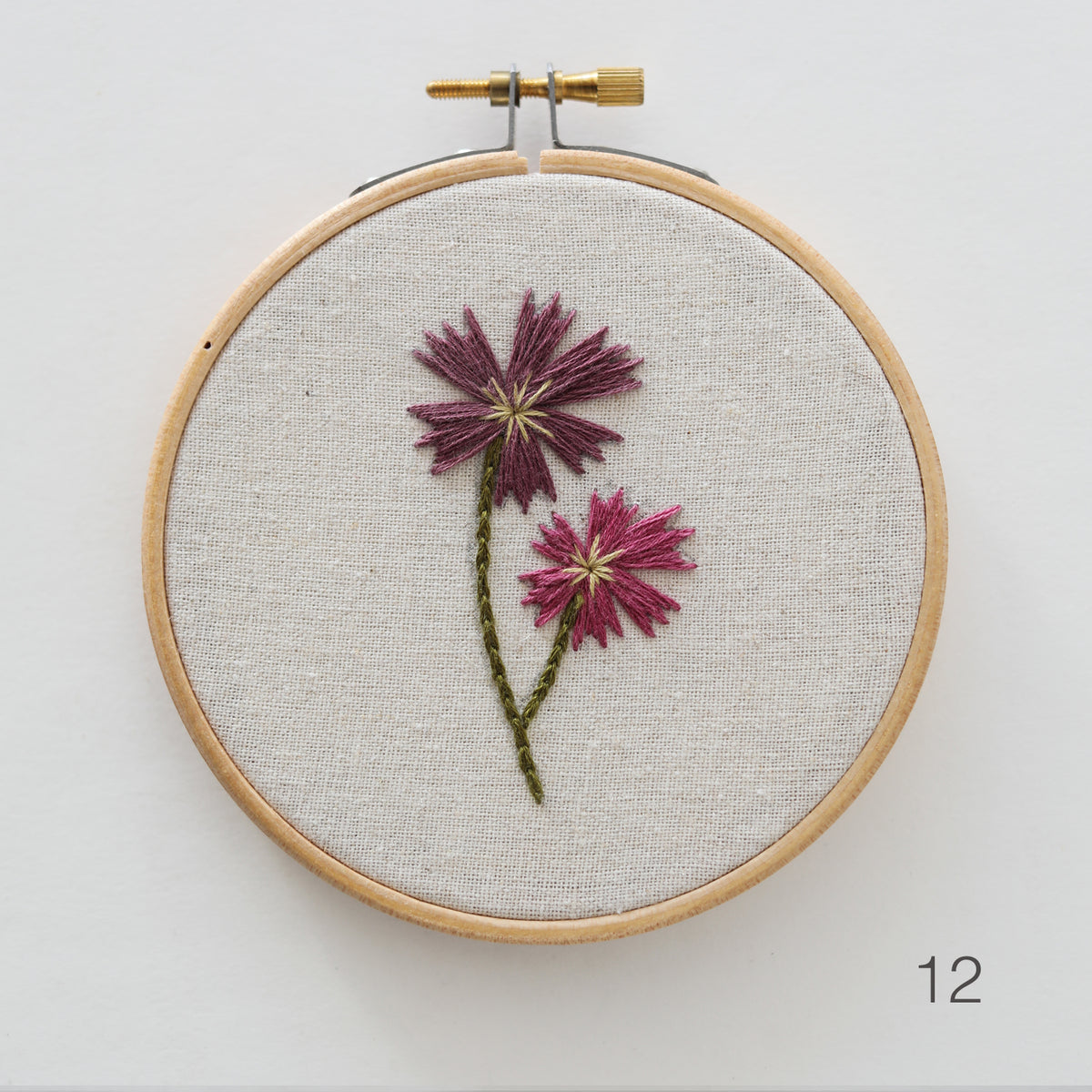 BOTANICAL EMBROIDERY - mini flora hoops
