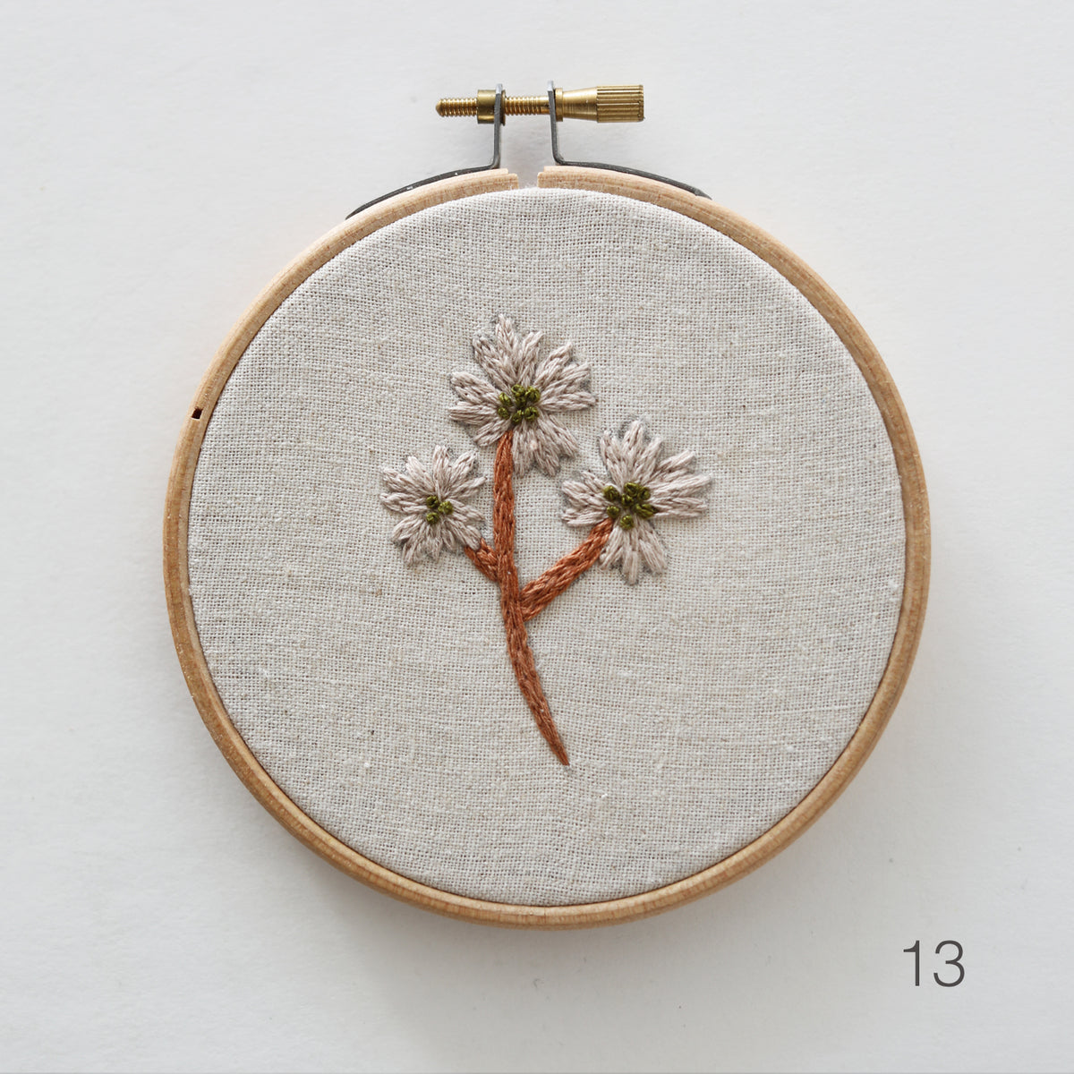 BOTANICAL EMBROIDERY - mini flora hoops