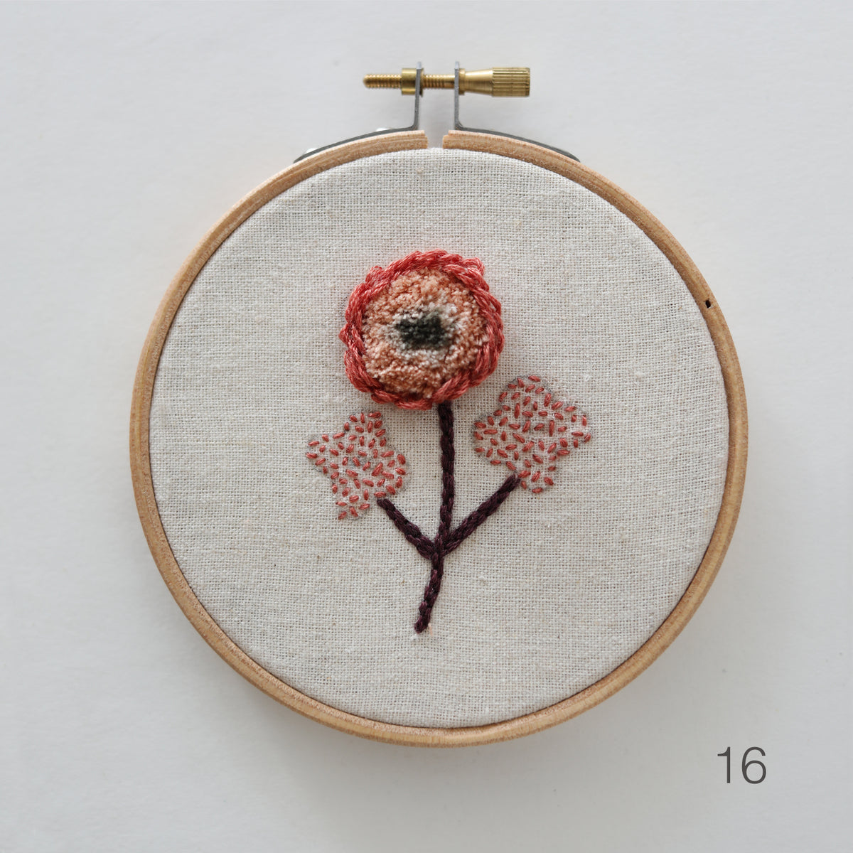 BOTANICAL EMBROIDERY - mini flora hoops