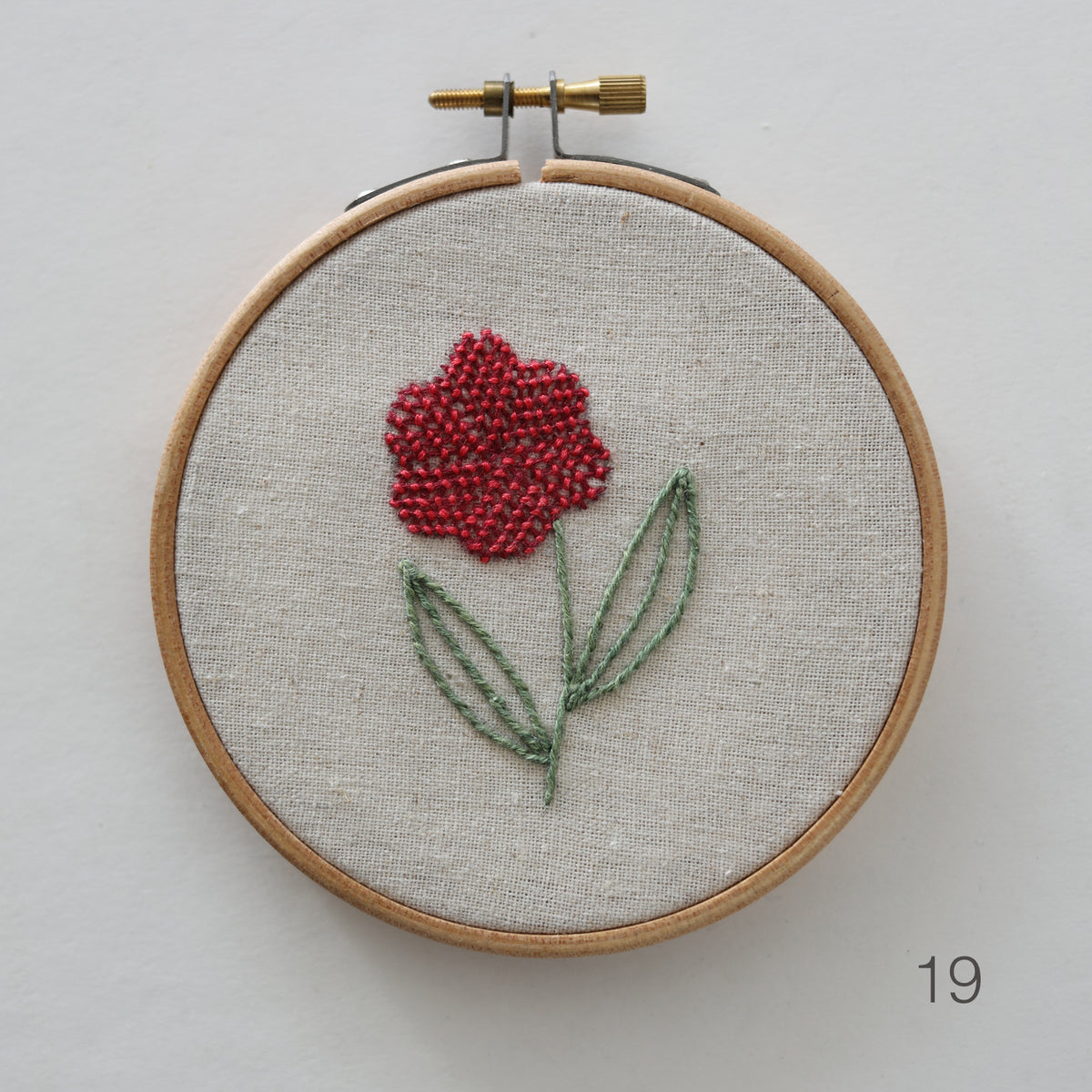 BOTANICAL EMBROIDERY - mini flora hoops
