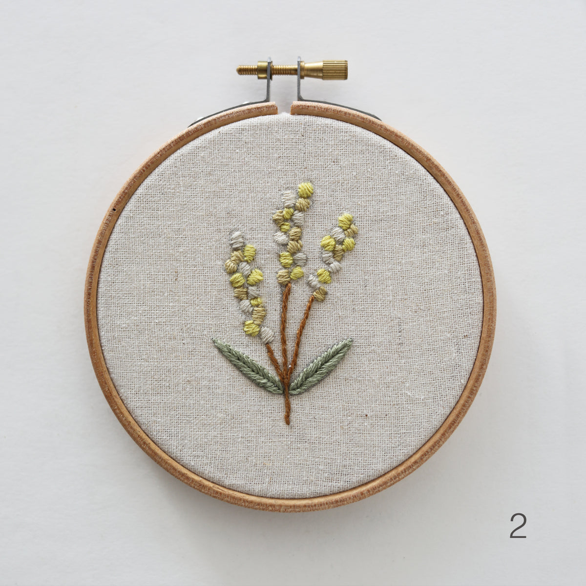 BOTANICAL EMBROIDERY - mini flora hoops