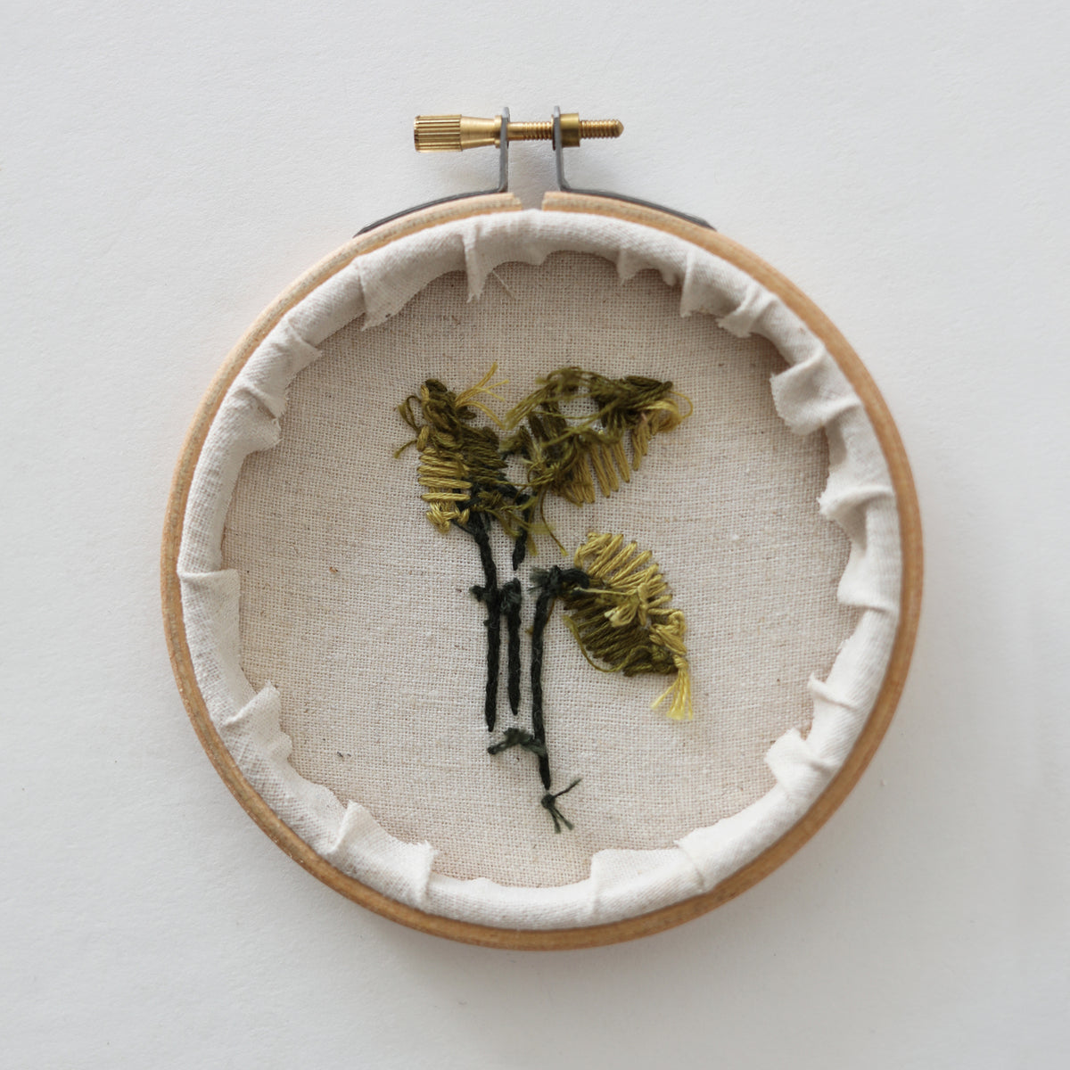 BOTANICAL EMBROIDERY - mini flora hoops