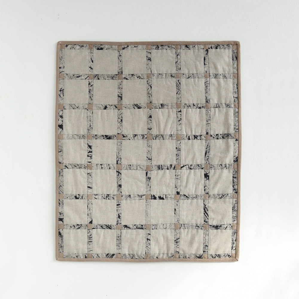 grid mini quilt printed no. 1