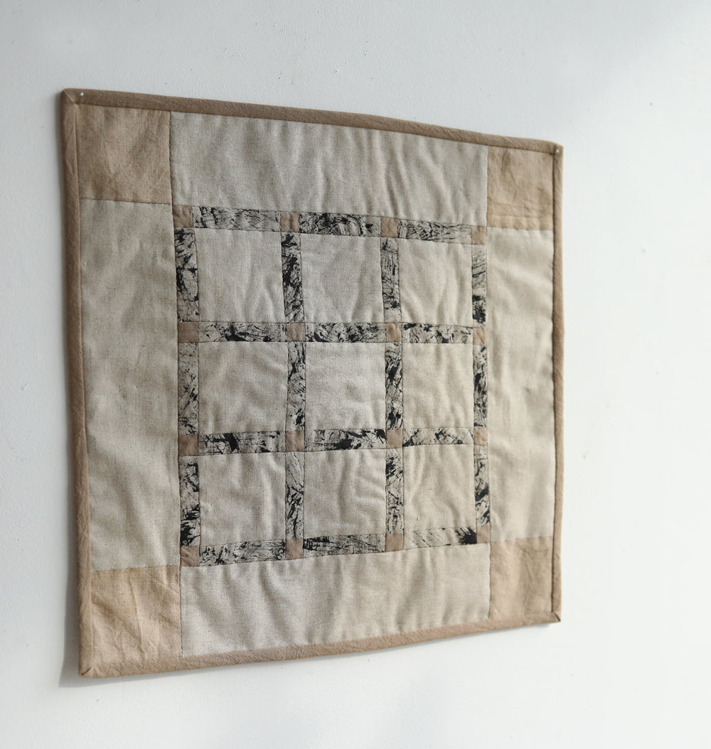 grid mini quilt printed no. 2